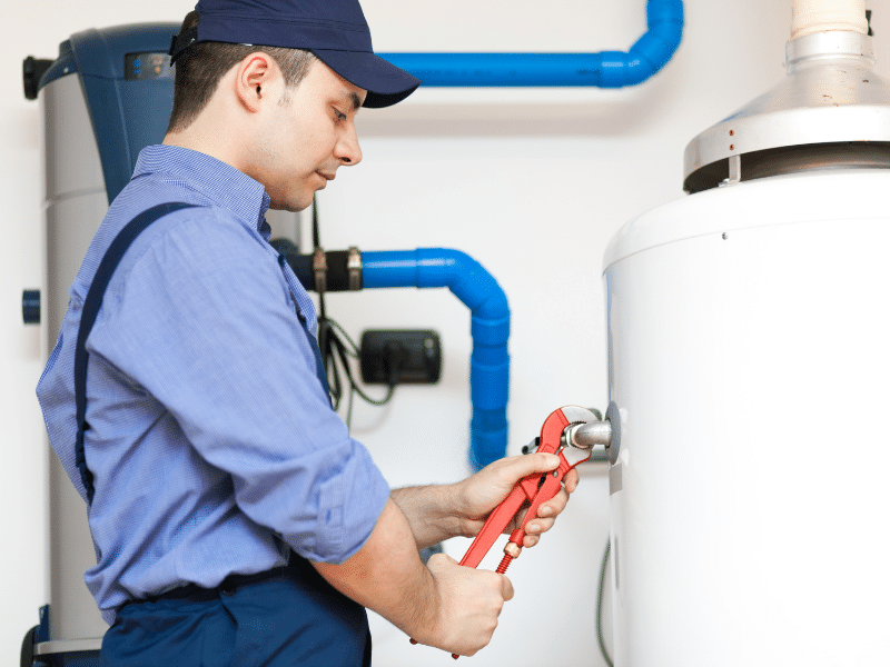 Rust on water heater