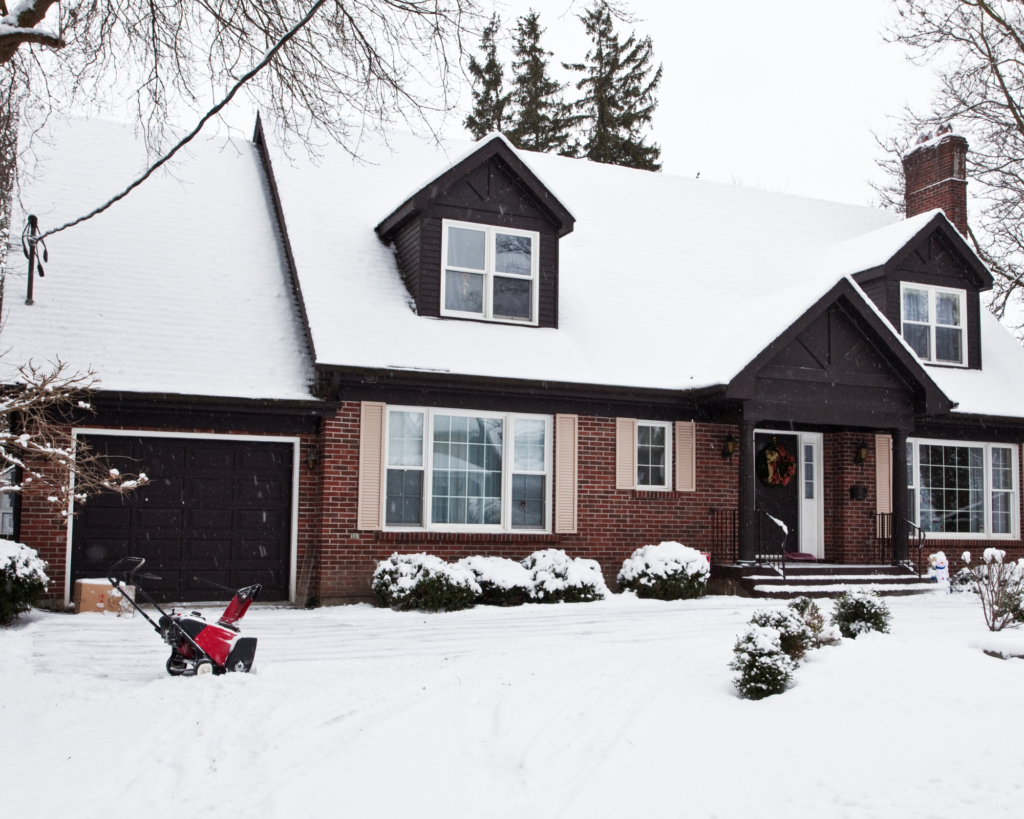 Outdoor HVAC unit freezes